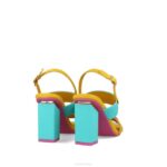 ursa minderjarig vrouwen Menbur 0RLN31 geel sandalen - Image 3