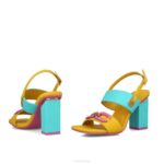 ursa minderjarig vrouwen Menbur 0RLN31 geel sandalen - Image 4