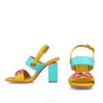 ursa minderjarig vrouwen Menbur 0RLN31 geel sandalen - Image 5
