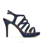 valpiana vrouwen Menbur 0RLN1073 donkerblauw hoge hakken