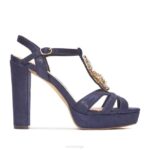Venetië vrouwen Menbur 0RLN4409 donkerblauw hoge hakken - Image 2