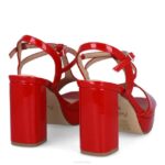 villado vrouwen Menbur 0RLN2097 rood middelhoge en lage hakken - Image 5