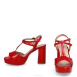 villado vrouwen Menbur 0RLN2097 rood middelhoge en lage hakken - Image 7