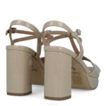 villado vrouwen Menbur 0RLN2099 beige middelhoge en lage hakken - Image 6