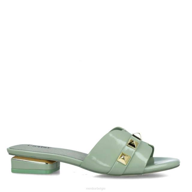 vissen_vrouwen_menbur_0rln2940_groente_casual_chique_schoen.jpg Vissen vrouwen Menbur 0RLN2940 groente casual chique schoen - Image 1