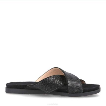 want nee vrouwen Menbur 0RLN3185 zwart casual chique schoen