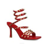 Weegschaal vrouwen Menbur 0RLN2559 rood sandalen - Image 2