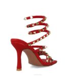 Weegschaal vrouwen Menbur 0RLN2559 rood sandalen - Image 3