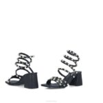 Weegschaal vrouwen Menbur 0RLN2561 zwart sandalen - Image 4