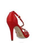 Weegschaal vrouwen Menbur 0RLN2725 rood sandalen - Image 3