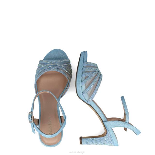 Boogschutter vrouwen Menbur 0RLN2877 azul helder sandalen