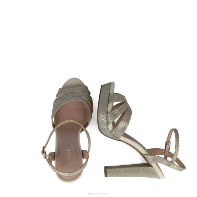 Columba vrouwen Menbur 0RLN24 goud sandalen