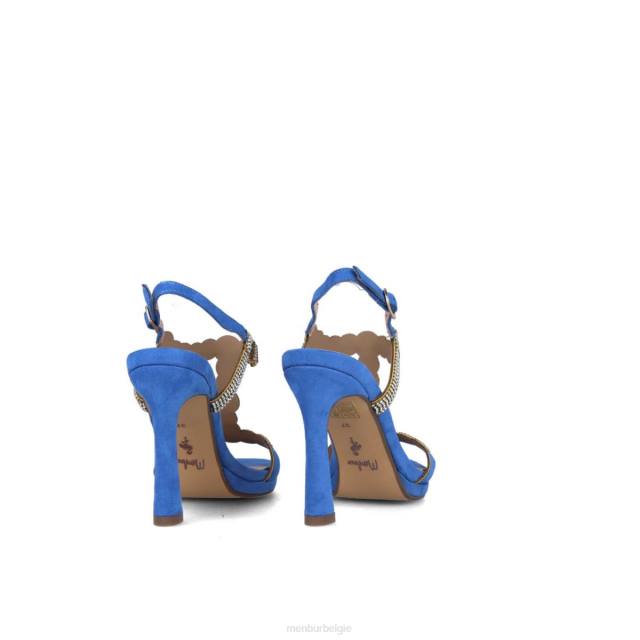 Dorena vrouwen Menbur 0RLN503 azul helder casual chique schoen