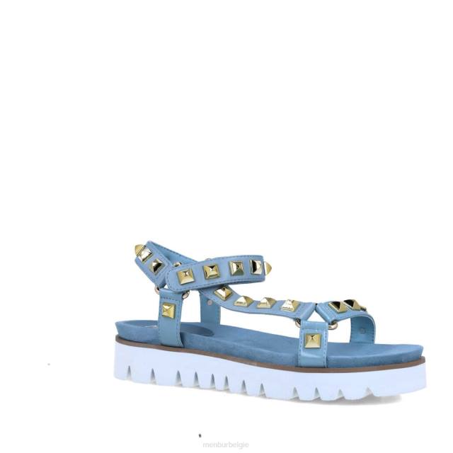 Vissen vrouwen Menbur 0RLN2619 azul helder sandalen