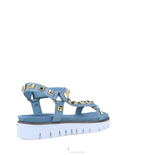 Vissen vrouwen Menbur 0RLN2619 azul helder sandalen