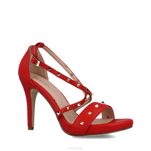 Weegschaal vrouwen Menbur 0RLN2725 rood sandalen