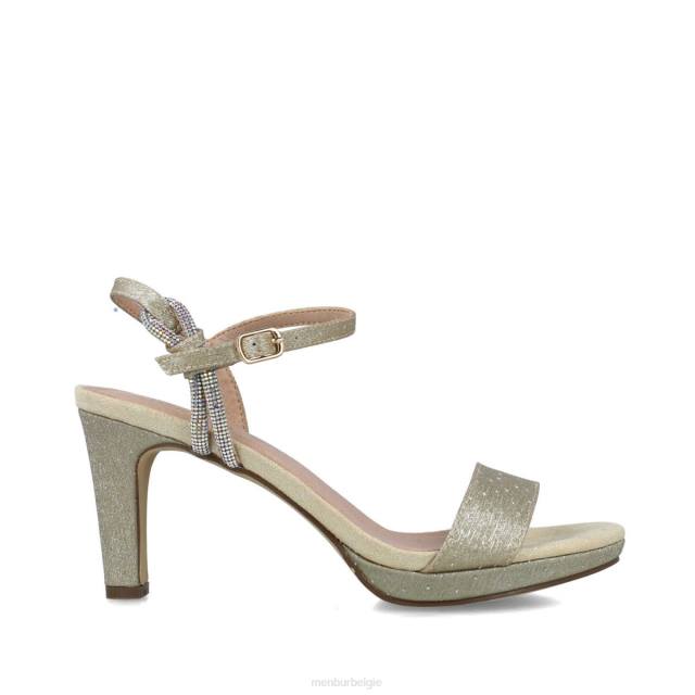 achernar vrouwen Menbur 0RLN69 goud sandalen