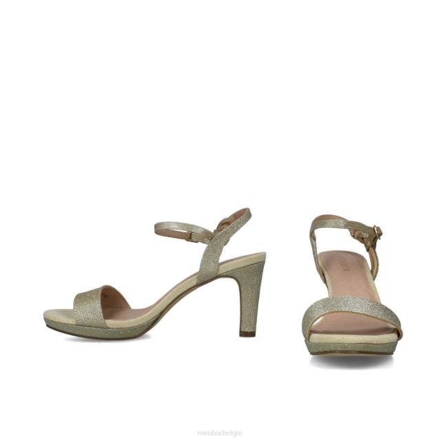 achernar vrouwen Menbur 0RLN69 goud sandalen