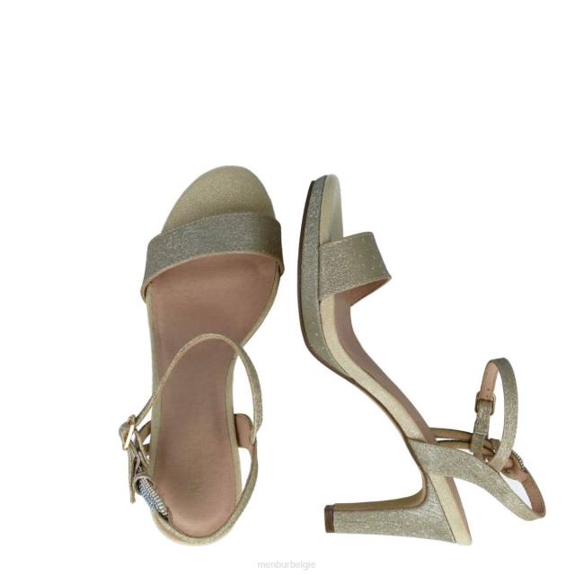 achernar vrouwen Menbur 0RLN69 goud sandalen