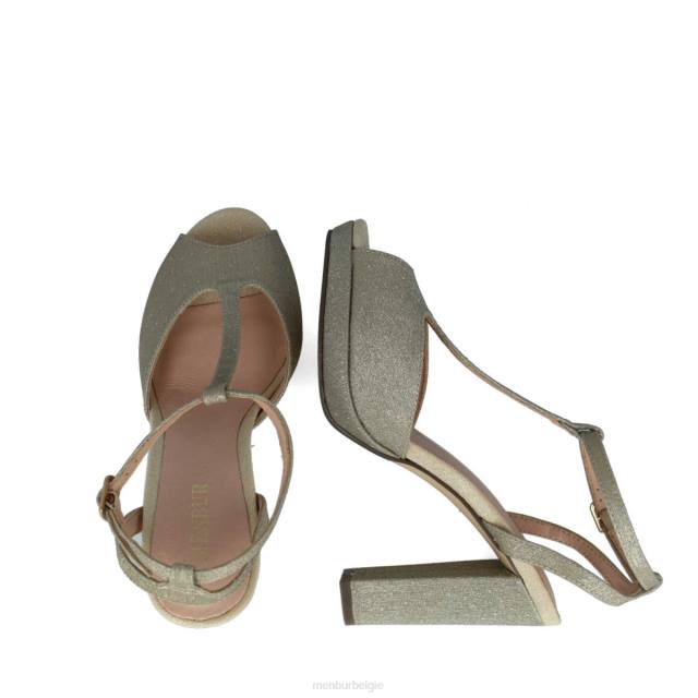 achernar vrouwen Menbur 0RLN80 goud sandalen