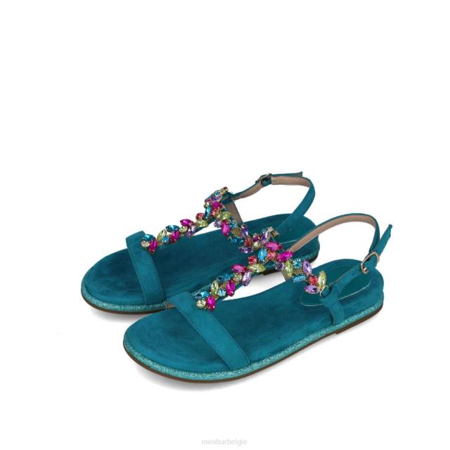 alrescha vrouwen Menbur 0RLN2914 azul medio sandalen