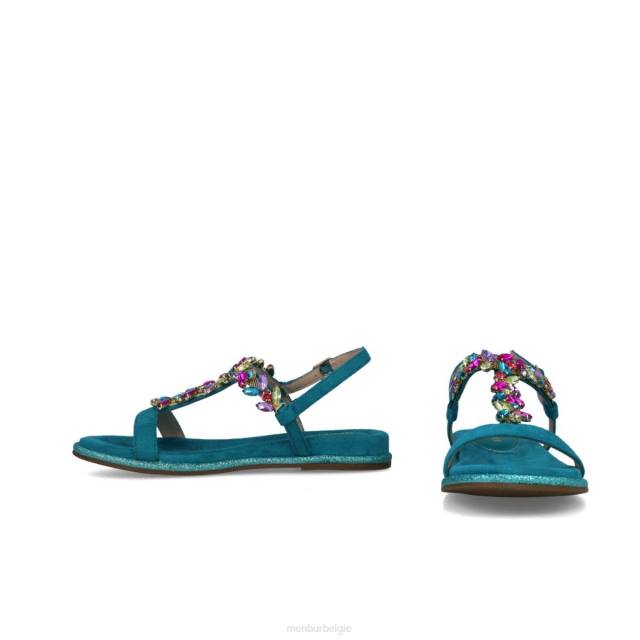 alrescha vrouwen Menbur 0RLN2914 azul medio sandalen