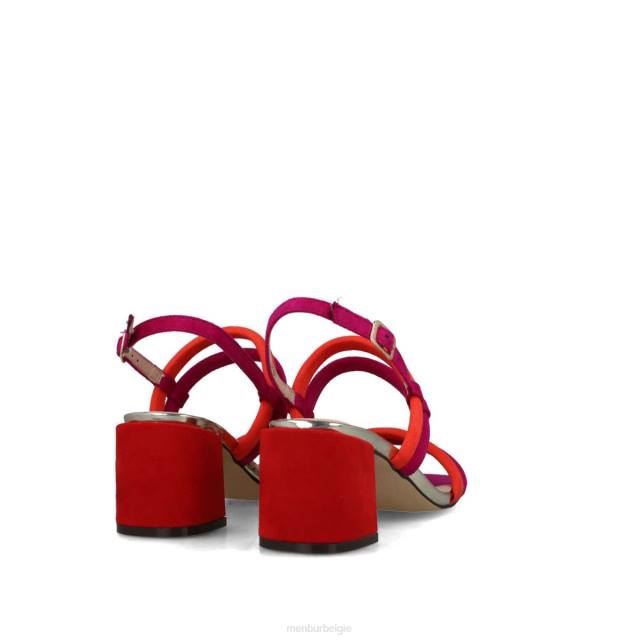 ankaa vrouwen Menbur 0RLN123 rood sandalen