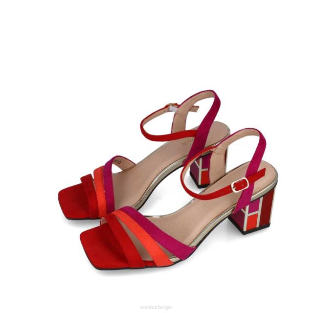 ankaa vrouwen Menbur 0RLN2823 rood sandalen