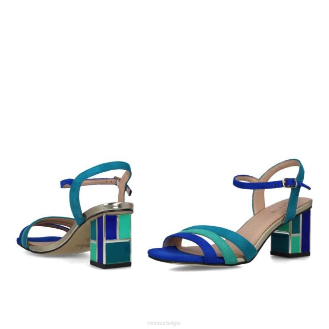 ankaa vrouwen Menbur 0RLN2824 azul medio sandalen