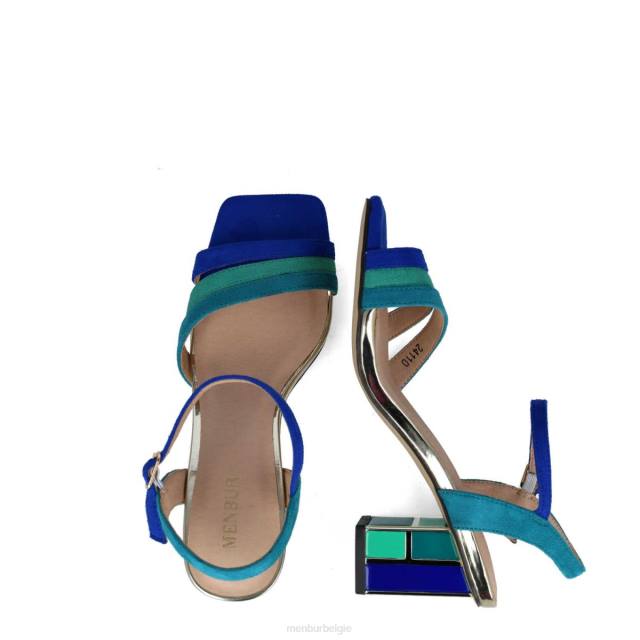 ankaa vrouwen Menbur 0RLN2824 azul medio sandalen