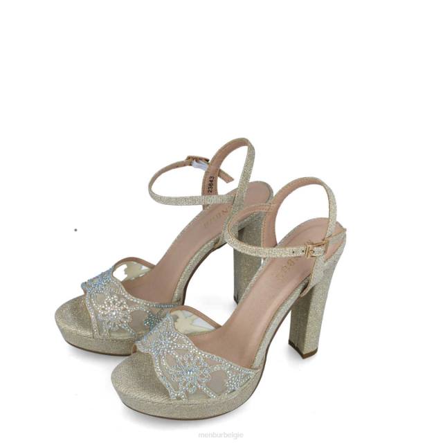 apus vrouwen Menbur 0RLN22 goud sandalen