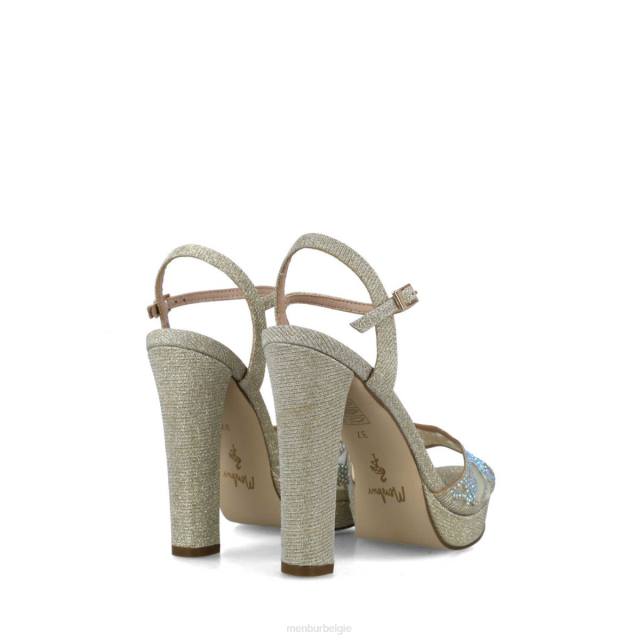 apus vrouwen Menbur 0RLN22 goud sandalen