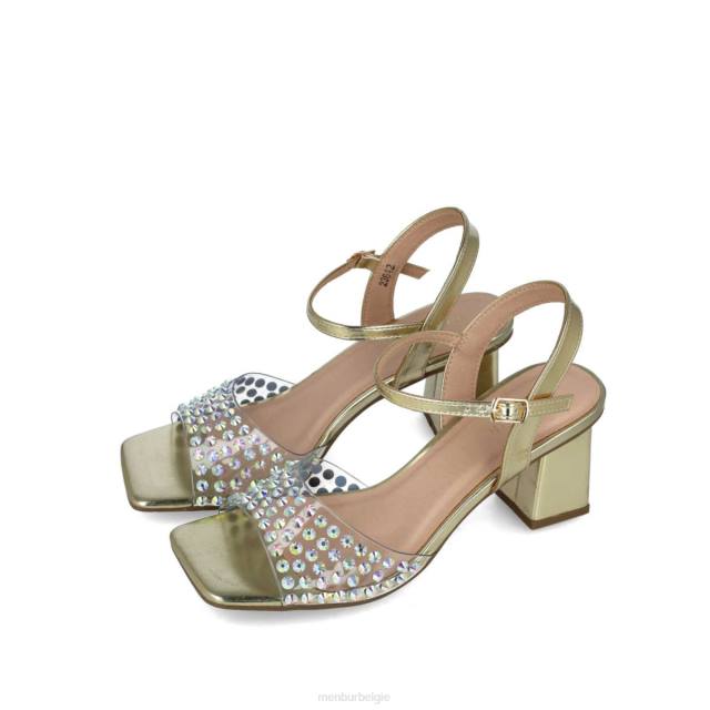 ara vrouwen Menbur 0RLN21 goud sandalen