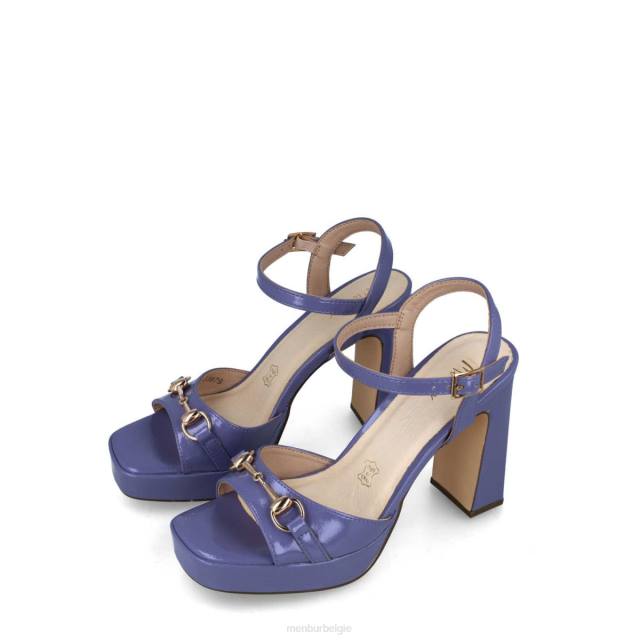 beeldhouwer vrouwen Menbur 0RLN2607 paars sandalen