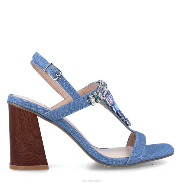 brons vrouwen Menbur 0RLN246 azul helder casual chique schoen