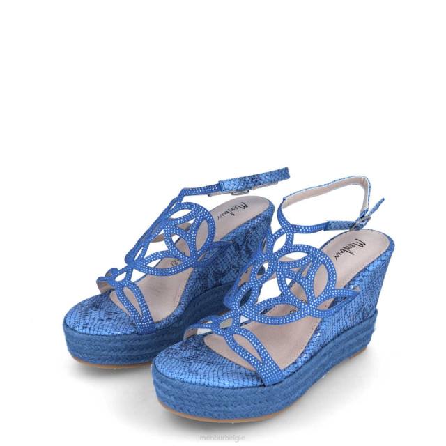 calo vrouwen Menbur 0RLN310 azul helder casual chique schoen