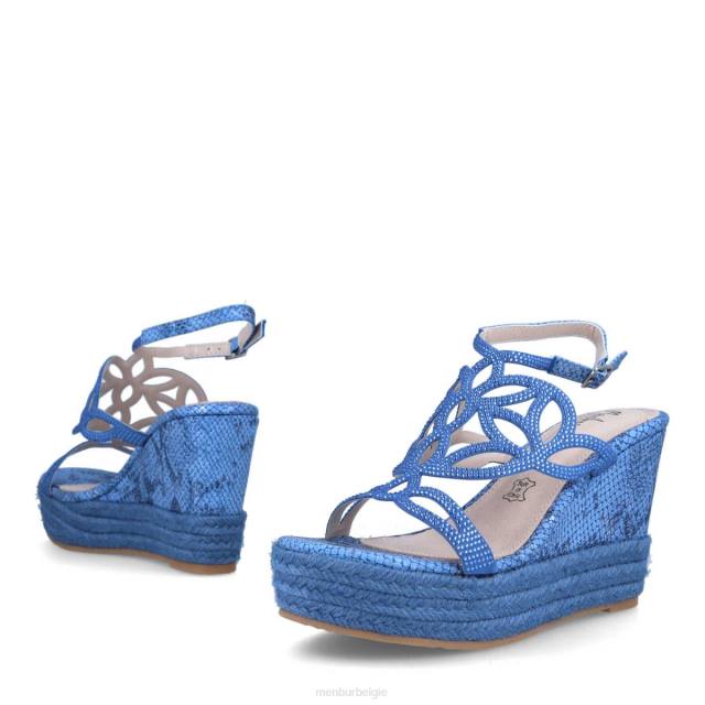 calo vrouwen Menbur 0RLN310 azul helder casual chique schoen