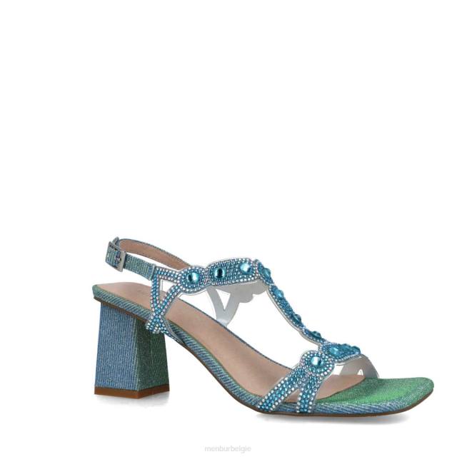 camelopardalis vrouwen Menbur 0RLN2591 azul medio sandalen