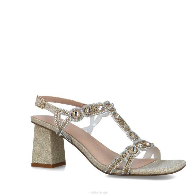 camelopardalis vrouwen Menbur 0RLN33 goud sandalen