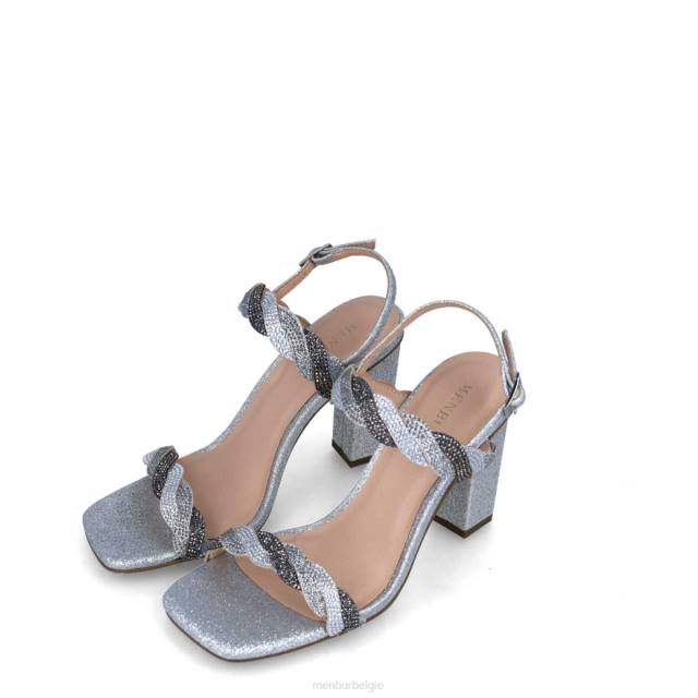 capella vrouwen Menbur 0RLN2881 zilver sandalen