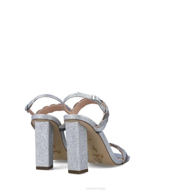 capella vrouwen Menbur 0RLN2881 zilver sandalen