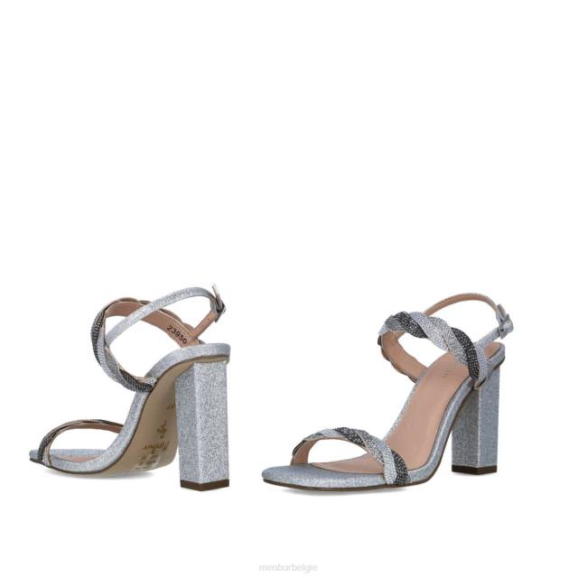 capella vrouwen Menbur 0RLN2881 zilver sandalen