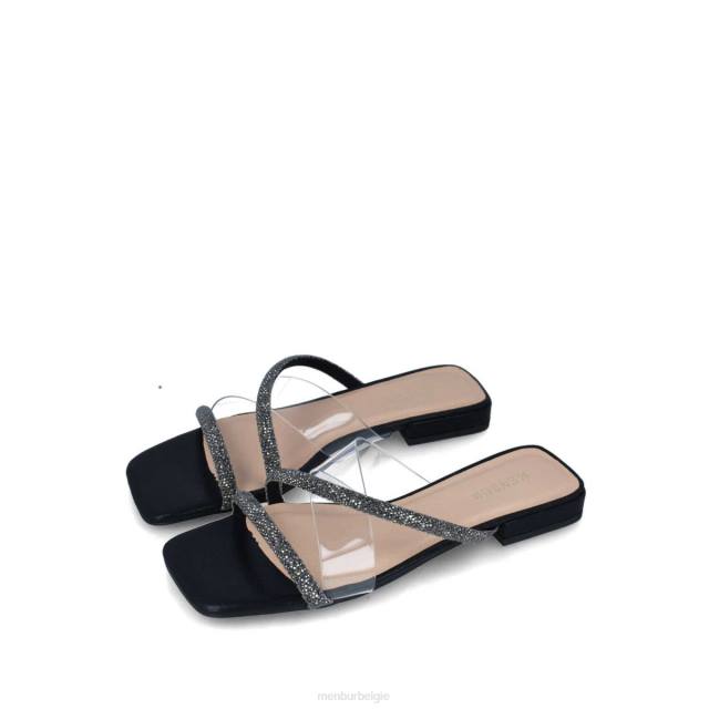 cepheus vrouwen Menbur 0RLN2609 zwart sandalen