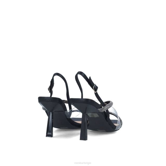 cepheus vrouwen Menbur 0RLN2781 zwart sandalen