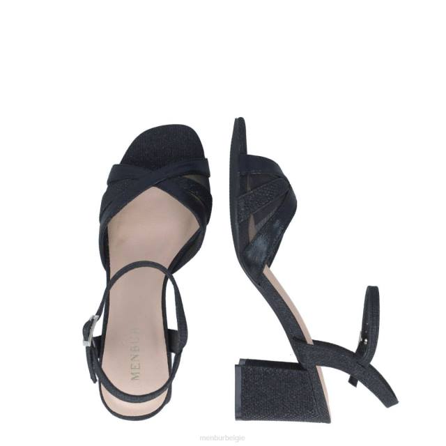 coma berenices vrouwen Menbur 0RLN2797 zwart sandalen