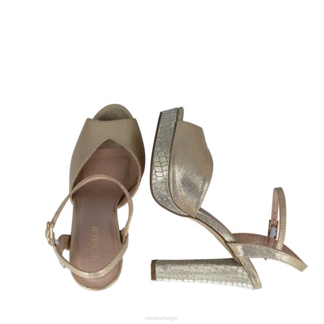 corona Australië vrouwen Menbur 0RLN26 goud sandalen