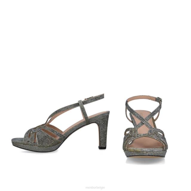 corvus vrouwen Menbur 0RLN94 grijs sandalen