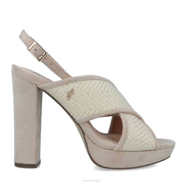 Umbrië vrouwen Menbur 0RLN221 beige casual chique schoen