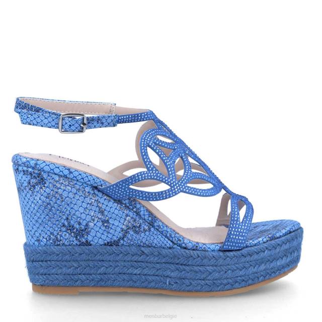 calo vrouwen Menbur 0RLN310 azul helder casual chique schoen