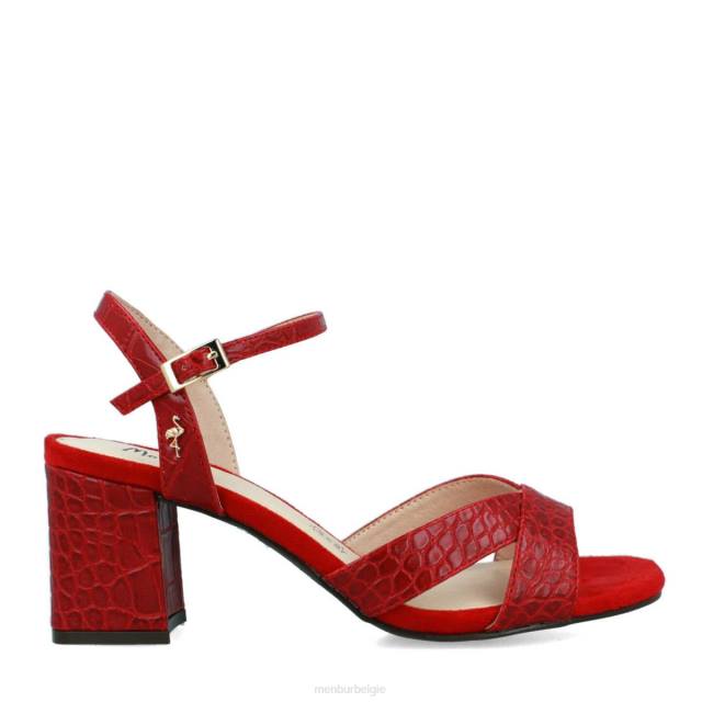 capodimonte vrouwen Menbur 0RLN3127 rood casual chique schoen